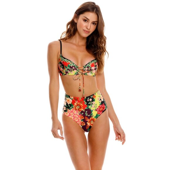 Agua Bendita Bikini Set Thyra Dawn Top S & Alicia Dawn Bottom S NWT - Picture 1 of 8